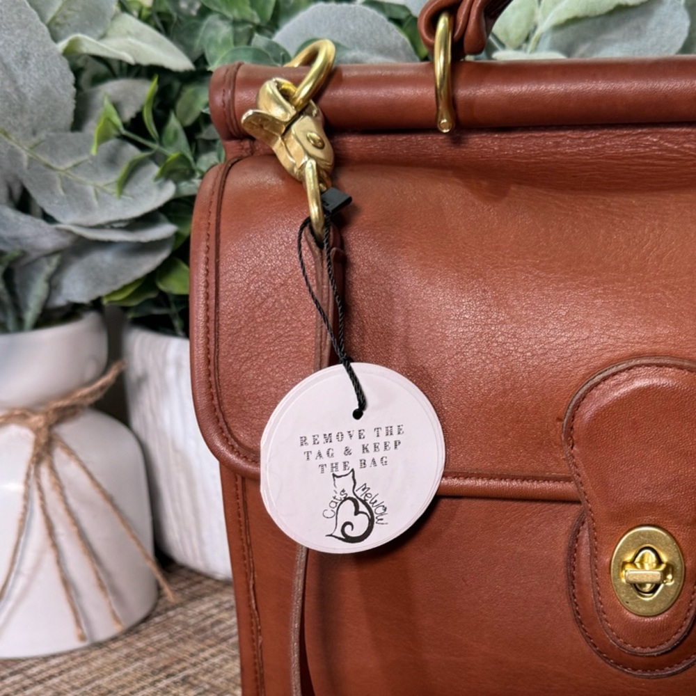 ❤️SOLD❤️Vintage Coach British Tan Willis Bag 9927 - Picture 12 of 12